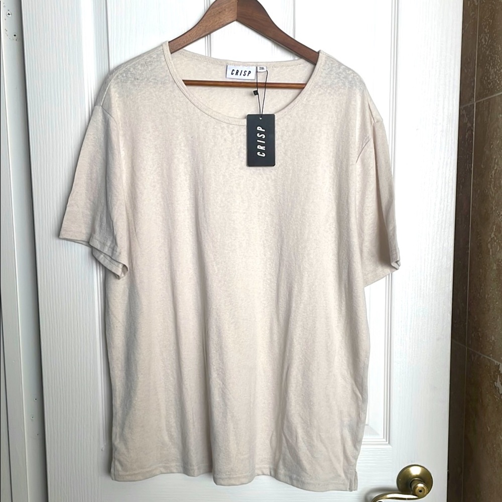 MWT - CRISP - Cream T-Shirt